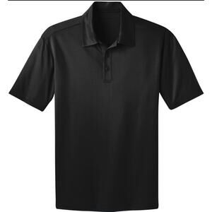 Port Authority Men's 2XL Silk Touch Performance Polo Shirt Black